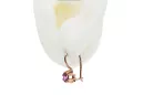 Original Vintage 14K Rose Gold Amethyst Earrings Vintage vec053r